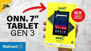 Walmart ONN 7quot Tablet Gen 3 2022 Model  Unboxing amp First Review [upl. by Cut]