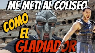 Entramos AL COLISEO ROMANO como El GLADIADOR  Colosseum  roma italy colosseum gladiator [upl. by Ysied]