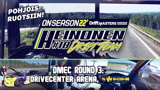 Heinonen Drift Team ONSEASON 22 Osa 4 DMEC Ruotsi [upl. by Navillus]