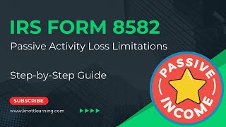 How to Complete IRS Form 8582  Passive Activity Loss Limitations [upl. by Henryson]