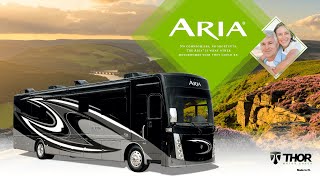 Take A Guided Tour Of The Aria Class A Luxury Diesel Motorhome From Thor Motor Coach [upl. by Ginger]