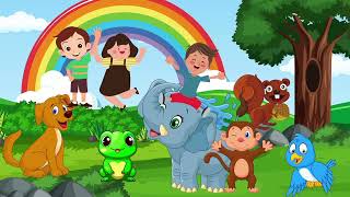 Enderdhanush  इंद्रधनुष बालगीत  kids Rhymes 💫  Rainbow 🌈 Songs for kids [upl. by Jacinta686]