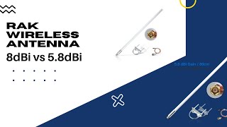 RAK wireless lora Helium Hotspots Antenna 58dBi vs 8dBi Which Antenna Is Best for more HNT Rewards [upl. by Hanyaz]