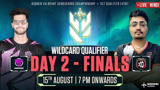 HINDI Valorant Conquerors Championship  EG VS XO  Wildcard Qualifier  Day 2  Finals [upl. by Connett]