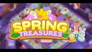 Monopoly Go Spring Treasures Dig Event Level 110 Gameplay monopolygo [upl. by Newby]