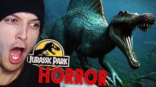 Reacting to The Hunters  A Jurassic Park HORROR Short Film [upl. by Neumark]