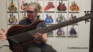 Dingwall Z3 6String Bass Macassar Ebony [upl. by Bigelow]