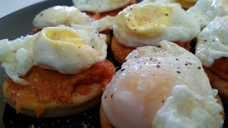 CANAPES de SOBRASADA y HUEVOS de Codorniz [upl. by Etna]