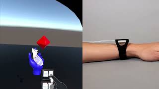 Active Haptic Feedback for a Virtual WristAnchored User Interface [upl. by Nnarual427]