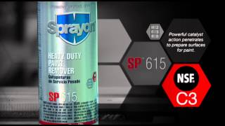 Sprayon SP615  Heavy Duty Paint Remover [upl. by Aivekahs724]