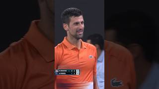 Novak Djokovic delivers an AMAZING volley 😱 [upl. by Ayila]