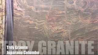 Juparano Colombo Granite Countertop by Troy Granite [upl. by Chiou127]