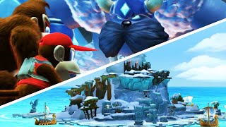 Donkey Kong Country Tropical Freeze  World 6 Donkey Kong Island  No Damage 100 Walkthrough [upl. by Lefty299]