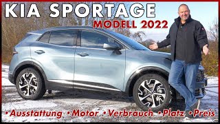 2022 Kia Sportage  Probefahrt im neuen Kia Kompakt SUV  Preis Verbrauch Motor Platz Test Review [upl. by Krys]