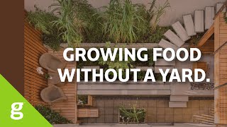 How to grow food when you have no yard [upl. by Meehaf]