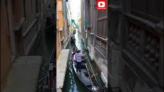 Explore Venices Secret Canals By Gondola Must See  Travel Vlog shorts [upl. by Valora]