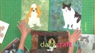 Make an Applique Portrait Quilt of Your Pet [upl. by Margit]