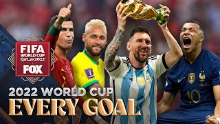 2022 FIFA World Cup Every Goal of the Entire Tournament  FOX Soccer [upl. by Lacie]