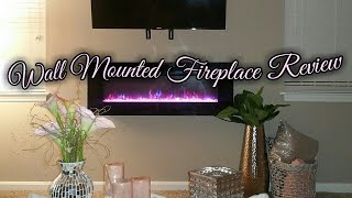 Unboxing amp Installing • Wall Mounted Fireplace [upl. by Whittemore]