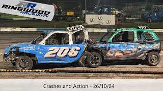 Ringwood Raceway 261024  Crashes and Action [upl. by Hannan]