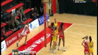 Netball Diamonds v England Quad Series 2012 Game 9 [upl. by Azilanna]