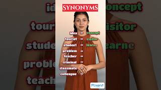 Synonyms You Need to Know for Everyday English  FluentTalkers shorts ytshorts [upl. by Star]