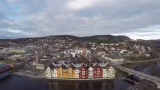 Aeriel Drone Video from Norway Steinkjer [upl. by Nohshan]