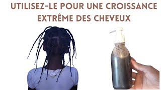 Utilisez ce Shampoing au Savon Noir pour Croissance Extrême des cheveuxCheveux Sains [upl. by Anatnahs]