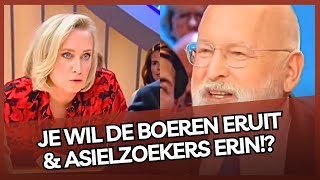 WOESTE Timmermans op zijn PLEK GEZET De boeren eruit amp ASIELZOEKERS erin [upl. by Beatrix]