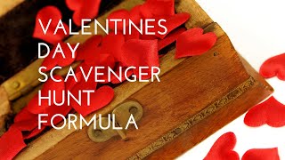 How to build a Valentines Day Treasure  Scavenger hunt [upl. by Yelreveb]