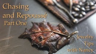 Chasing and Repoussé Part One  Jewelry Tips with Nancy [upl. by Joe]