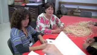 Traditional Indigenous weaving at Shepparton Art Museum [upl. by Limay]