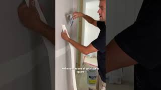 Beginner Drywall Tips Taping Flat Joints [upl. by Onstad244]