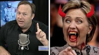 Alex Jones Hillary Clinton Is An ACTUAL Demon VIDEO [upl. by Novia158]