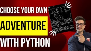 Python Text Based Adventure Game Tutorial [upl. by Tiebold]