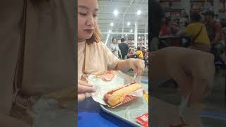 Mukbang ng buntis ft SampR All Beef Hotdog fypviralシ fypシ゚ foodie food SNR hotdog mukbang [upl. by Lennon]