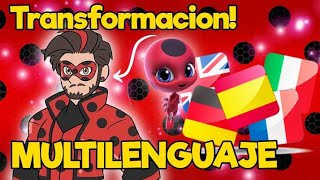 MULTILENGUAJE TRANSFORMACIÓN ROCKET BUGMIRACULOUS LADYBUG feat th4sm4boi [upl. by Scherle694]