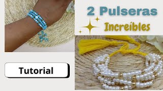 DIY 2 Pulseras Increíbles Fast Mode [upl. by Eiresed]