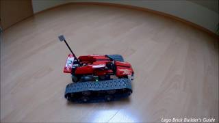 Lego Technic 42065 RC Tracked Racer Review Red Version MOC [upl. by Craner20]