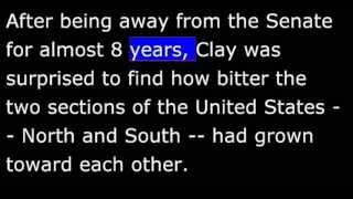 American History  Part 072  Taylor  Clays Great Compromise of 1850 [upl. by Linnell]