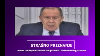 STRAŠNO PRIZNANJE SE ŠIRI LOŠE VESTI  INFO 1 [upl. by Orag683]