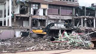 Falkirk Callendar Square Demolition Part 30  Another Update on the 26th of September [upl. by Annekam885]