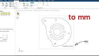 SpaceClaim in to mm palce na milimetre [upl. by Sauveur]