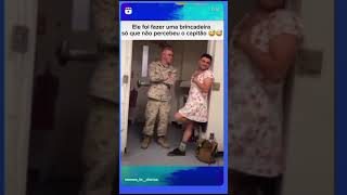 Mó mancada soldado 😂 kkkk shorts humor comedy se inscreve aí tropa 🙏🏻🙏🏻 [upl. by Bradski]