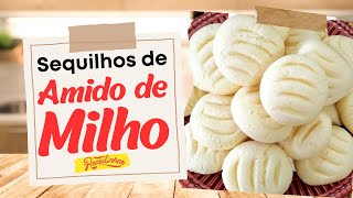 BISCOITO AMANTEIGADO CASEIRO COM AMIDO DE MILHO SEQUILHOS DE MAIZENA  RECEITINHAS [upl. by Almeta]