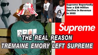 The REAL REASON Tremaine EMORY LEFT SUPREME [upl. by Somar153]