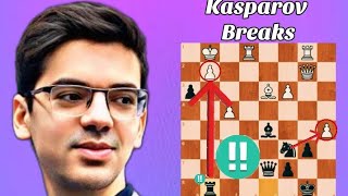 Anish Giri Breaks Garry Kasparov By His Creative Attacks [upl. by Harrow]