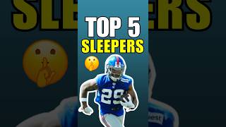 Top 5 SLEEPERS for 2024 Fantasy Football 🔥 [upl. by Lynda]