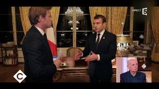 Macron  le grand débrief  C à Vous  18122017 [upl. by Nallad]