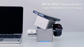 Tough On MagSafe Qi2 3in1 Wireless Charger  Smart Rotating Charger [upl. by Celtic]